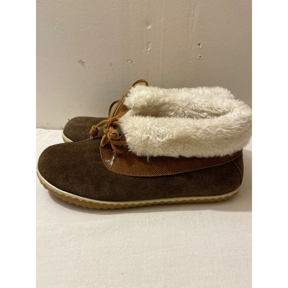Sperry Top-Sider Women's Size 8 Brown Suede Leather Lace Up Ankle Boots‎